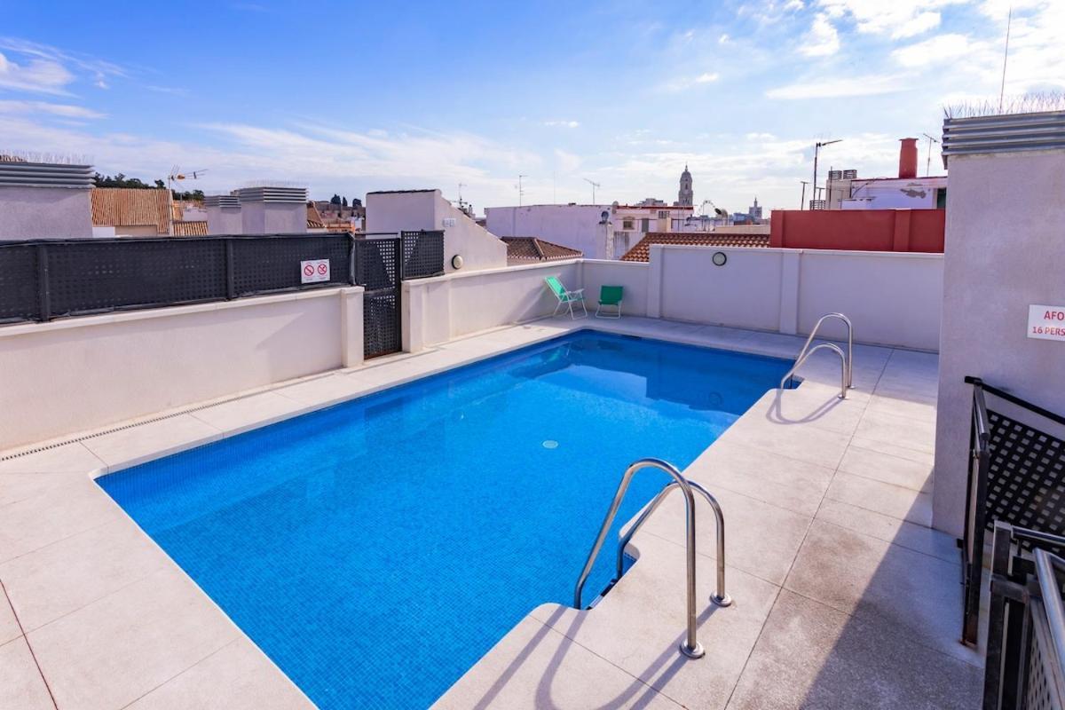 -Malagasunapts- Privateterrace Freeparking Pool Dış mekan fotoğraf